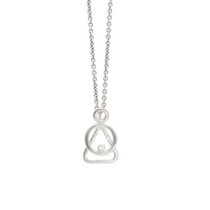 Hänge - Mother and Child Silver 0,02 diamant